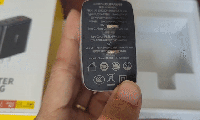 Củ sạc baseus chính hãng type-C (65w) - 3 cổng sạc. Mua bán Phụ kiện (Màn hình, Chuột...) tại Quận Gò Vấp Tp Hồ Chí Minh được đăng bởi Nguyễn Tài hình 1