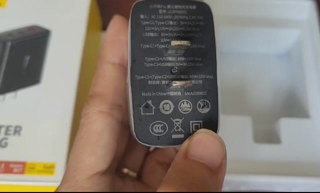 Củ sạc baseus chính hãng type-C (65w) - 3 cổng sạc. Mua bán Phụ kiện (Màn hình, Chuột...) tại Quận Gò Vấp Tp Hồ Chí Minh được đăng bởi Nguyễn Tài hình 1