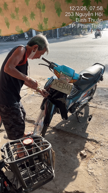 Honda Wave màu Xanh. Mua bán Xe máy tại Thành phố Phan Thiết Bình Thuận được đăng bởi NMH hình 1