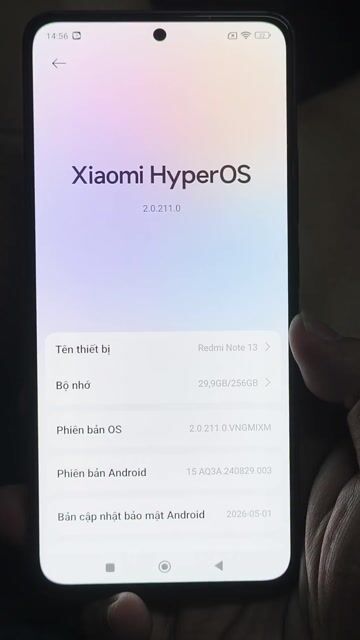 Xiaomi Redmi Note 13 8/256GB Đen. Mua bán Điện thoại tại Quận 1 Tp Hồ Chí Minh được đăng bởi ViễnThôngBig hình 1