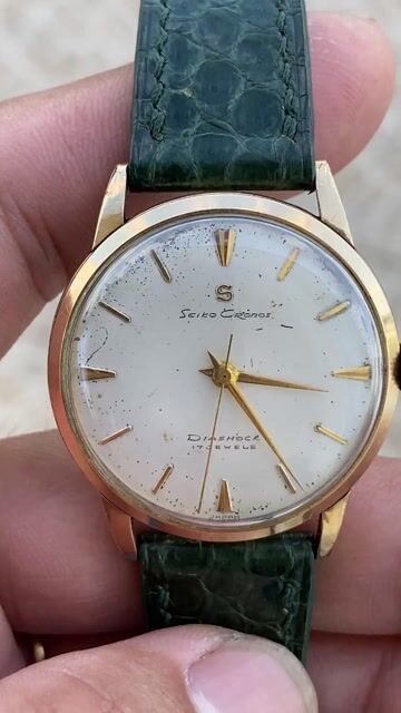 Seiko Cronos Nam Vàng bọc, thép Nhật Bản. Mua bán Đồng hồ tại Thành phố Long Xuyên An Giang được đăng bởi Chân Đất Miền Tây hình 1
