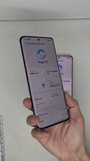 Honor Magic 4 Trắng 8/256 sẵn google. Mua bán Điện thoại tại Quận Thanh Xuân Hà Nội được đăng bởi Đỗ Mạnh Nhuận hình 1