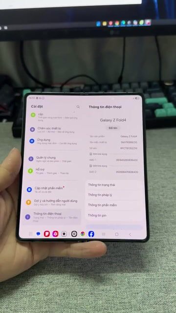 Samsung Galaxy Z Fold4 12GB/256GB Xám. Mua bán Điện thoại tại Thành phố Thủ Đức Tp Hồ Chí Minh được đăng bởi Võ Nhân hình 1