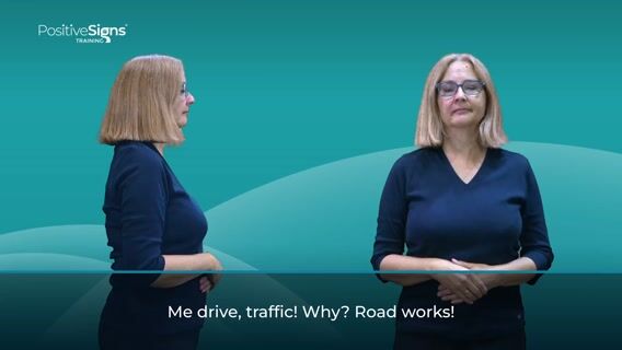 Me Drive Traffic Why? Road Works