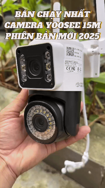 Camera Yoosee Pro 2 Mắt Rõ Nét Loa To Đêm Có Màu. Mua bán Máy ảnh, Máy quay tại Quận Cẩm Lệ Đà Nẵng được đăng bởi Dũng Hằng camera hình 1