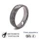6mm Rounded Court Muonionalusta Meteorite Tantalum Ring 360 video three