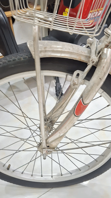 Xe đạp trẻ em inox bạc. Mua bán Xe đạp tại Quận 1 Tp Hồ Chí Minh được đăng bởi Uyên hình 1