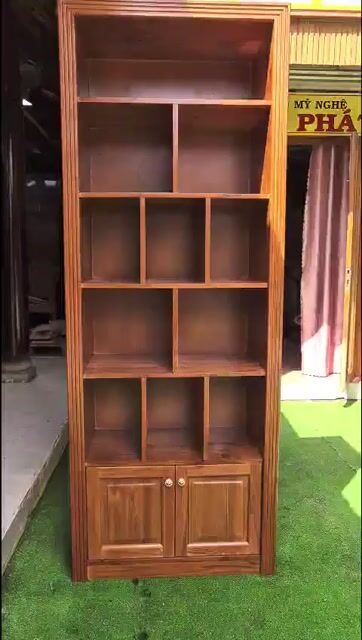 Kệ sách gỗ sồi Nâu gỗ 2m17x76cmx41cm. Mua bán Tủ, kệ gia đình tại Quận 12 Tp Hồ Chí Minh được đăng bởi XƯỞNG GỖ LÂM PHÁT hình 1