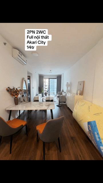 Cho thuê Căn hộ Chung cư Akari City Nam Long Quận Bình Tân Tp Hồ Chí Minh diện tích 78 m² giá 14,5 triệu/tháng