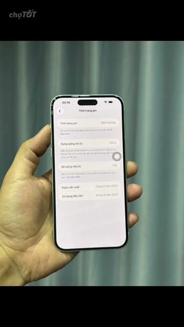 Apple iPhone 15 Plus 256GB Trắng Đã thay pin. Mua bán Điện thoại tại Thành phố Tân An Long An được đăng bởi Trùm cuối  hình 1