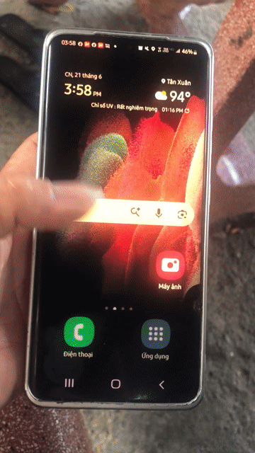 Samsung S21 Ultra 5G Đen (12/128G). Mua bán Điện thoại tại Huyện Hóc Môn Tp Hồ Chí Minh được đăng bởi A mau  hình 1