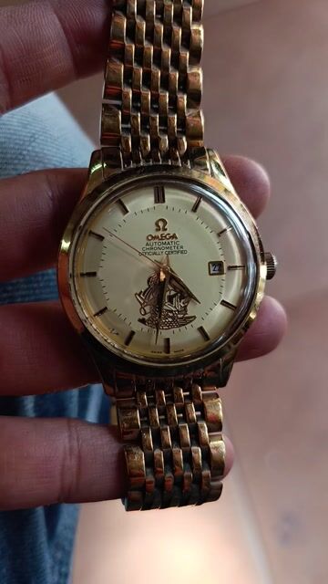 Đồng hồ OMAutomatic Vàng swiss . Mua bán Đồng hồ tại Quận 1 Tp Hồ Chí Minh được đăng bởi Đồ Seconhand Vintage hình 1