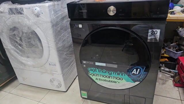 Máy giặt Samsung Bespoke 12kg WW12CB944DGB  Mới💯%. Mua bán Máy giặt tại Quận 1 Tp Hồ Chí Minh được đăng bởi Xì Trum Vân hình 1