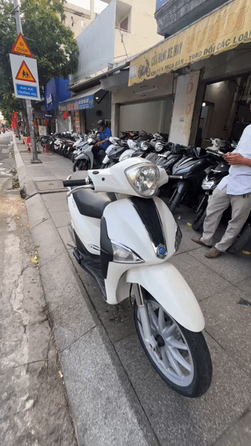 Piaggio Liberty 3v 2015 Trắng Đã sử dụng. Mua bán Xe máy tại Quận Tân Phú Tp Hồ Chí Minh được đăng bởi Tuanduy hình 1