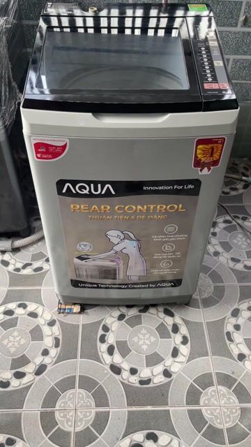 Máy giặt Aqua 9kg Xám. Mua bán Máy giặt tại Quận Cái Răng Cần Thơ được đăng bởi Tiến hình 1