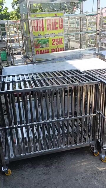 Chuồng chó Inox 60x100x85cm. Mua bán Phụ kiện, Thức ăn, Dịch vụ tại Thành phố Thủ Đức Tp Hồ Chí Minh được đăng bởi Loc Khang hình 1