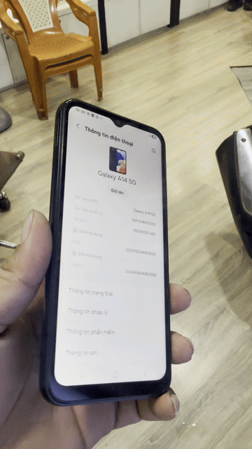 Samsung A14 5G Ram 4/-28GB zin đẹp full chức năng. Mua bán Điện thoại tại Quận Bình Tân Tp Hồ Chí Minh được đăng bởi Di Động khmer saigon hình 1