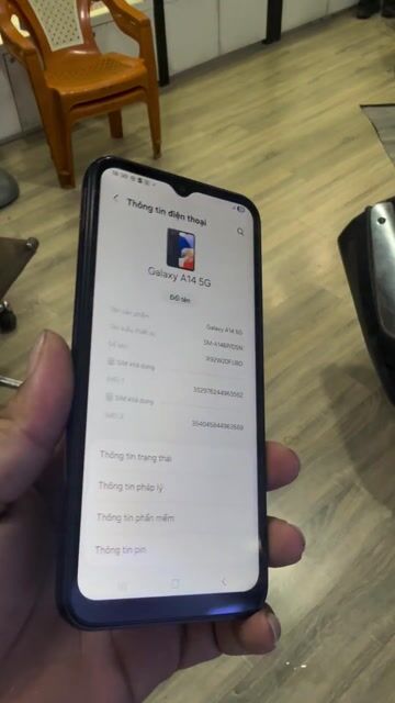 Samsung A14 5G Ram 4/-28GB zin đẹp full chức năng. Mua bán Điện thoại tại Quận Bình Tân Tp Hồ Chí Minh được đăng bởi Di Động khmer saigon hình 1