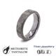 6mm Chamfered Muonionalusta Meteorite Tantalum Ring 360 video three