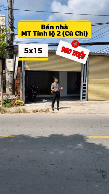 Mua bán Nhà ở Huyện Củ Chi Tp Hồ Chí Minh diện tích 75 m² giá 950 triệu