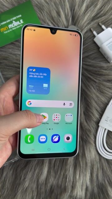 Samsung Galaxy M36 5G 128GB Xanh nhạt. Mua bán Điện thoại tại Quận Ngô Quyền Hải Phòng được đăng bởi lê thanh thuỷ hình 1