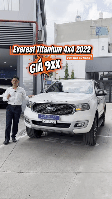 Ford Everest Titanium 10AT Birtubo 4x4 2022 Trắng. Mua bán Ô tô tại Quận 12 Tp Hồ Chí Minh được đăng bởi Gia Định Ford User Car hình 1