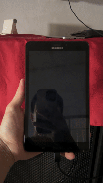 Samsung Galaxy Tab A Đen. Mua bán Máy tính bảng tại Huyện Phụng Hiệp Hậu Giang được đăng bởi Vũ Lel hình 1
