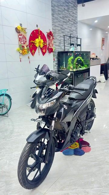 Suzuki Satria F150 Đen nhám. Mua bán Xe máy tại Quận Thanh Khê Đà Nẵng được đăng bởi Thành Đại   hình 1