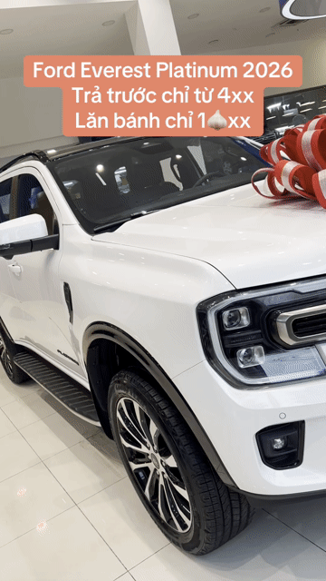 Ford Everest Platinum 2026 Trắng Tự động 10 cấp. Mua bán Ô tô tại Quận Bình Tân Tp Hồ Chí Minh được đăng bởi Ford miền Nam hình 1
