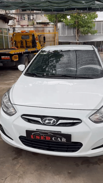Hyundai Accent 2012 120.000 km Trắng. Mua bán Ô tô tại Thành phố Thủ Đức Tp Hồ Chí Minh được đăng bởi Long hình 1