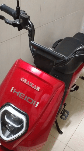Xe máy điện Osakar Heidi đỏ. Mua bán Xe máy tại Quận 6 Tp Hồ Chí Minh được đăng bởi Hải Lữ Phước hình 1