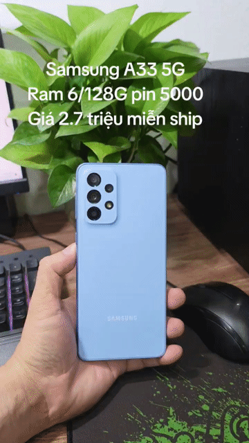 Samsung A33 5G 6GB/128GB màn zin full vân màn id. Mua bán Điện thoại tại Quận Hà Đông Hà Nội được đăng bởi Shop Điện Thoại Cũ Zin hình 1