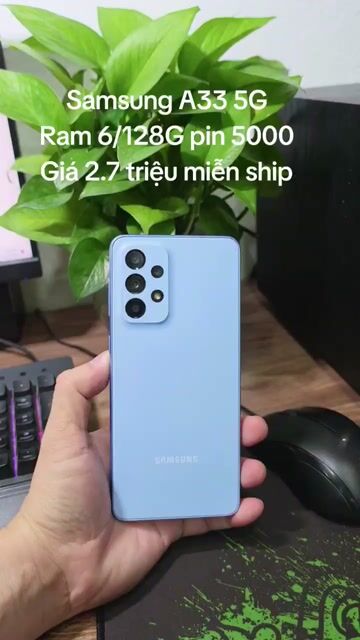 Samsung A33 5G 6GB/128GB màn zin full vân màn id. Mua bán Điện thoại tại Quận Hà Đông Hà Nội được đăng bởi Shop Điện Thoại Cũ Zin hình 1
