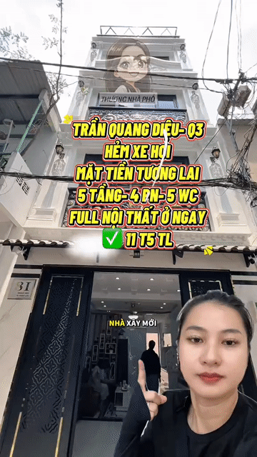 Mua bán Nhà ở Quận 3 Tp Hồ Chí Minh diện tích 36 m² giá 11,5 tỷ
