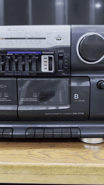 Thanh lý cassette sony cfs-777s. Mua bán Tivi, Âm thanh tại Quận Bình Tân Tp Hồ Chí Minh được đăng bởi Keang hình 1