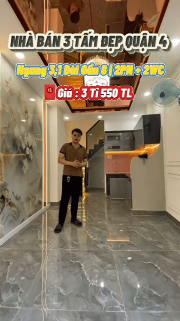 Mua bán Nhà ở Quận 4 Tp Hồ Chí Minh giá 3,55 tỷ