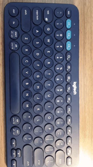 Bàn phím Logitech K380 Xanh dương. Mua bán Phụ kiện (Màn hình, Chuột...) tại Quận Hải An Hải Phòng được đăng bởi Minh Nhật  hình 1