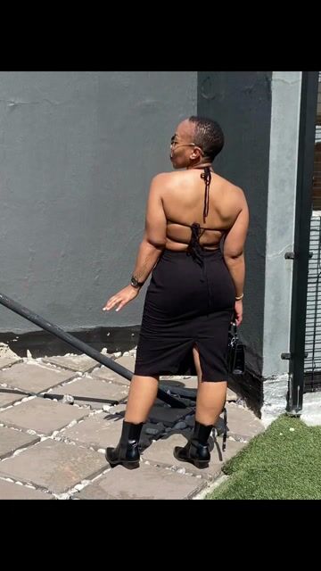 Atmosphere backless dress