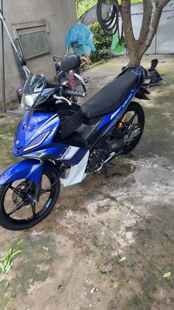 Yamaha Exciter 135 Xanh trắng xuong áo. Mua bán Xe máy tại Thành phố Ngã Bảy Hậu Giang được đăng bởi Minh Hieu  hình 1