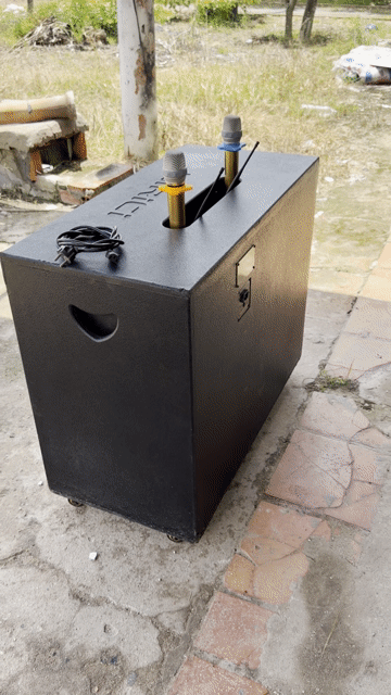 Loa karaoke Birici MX-700 450W Đen, vàng. Mua bán Tivi, Âm thanh tại Huyện Dầu Tiếng Bình Dương được đăng bởi phan phan 03 hình 1