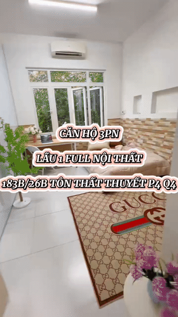 Cho thuê Căn hộ Chung cư Quận 4 Tp Hồ Chí Minh diện tích 80 m² giá 11 triệu/tháng