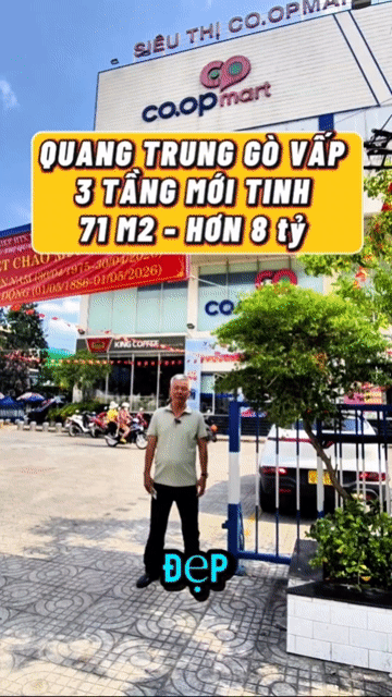 Mua bán Nhà ở Quận Gò Vấp Tp Hồ Chí Minh diện tích 71 m² giá 8,6 tỷ