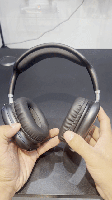 Tai nghe Bluetooth Hoco W35 Air Đen. Mua bán Tivi, Âm thanh tại Huyện Chợ Mới An Giang được đăng bởi Linh Thanh Lý Đồ Review hình 1
