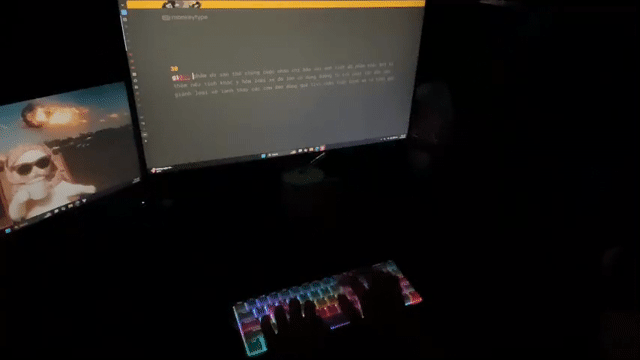 Bàn phím cơ 68 phím RGB. Mua bán Phụ kiện (Màn hình, Chuột...) tại Quận Cầu Giấy Hà Nội được đăng bởi ElechX hình 1