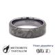 6mm Chamfered Muonionalusta Meteorite Tantalum Ring 360 video