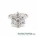 18ct White Gold 2.26ct Diamond Cluster Ring  360 video