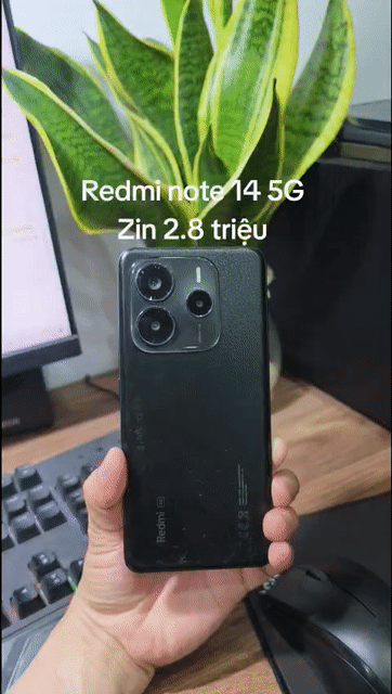 Redmi Note 14 5G 256GB Màn zin mượt, pin trâu. Mua bán Điện thoại tại Quận Hà Đông Hà Nội được đăng bởi Shop Điện Thoại Cũ Zin hình 1