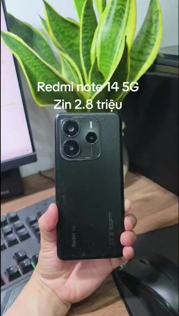 Redmi Note 14 5G 256GB Màn zin mượt, pin trâu. Mua bán Điện thoại tại Quận Hà Đông Hà Nội được đăng bởi Shop Điện Thoại Cũ Zin hình 1