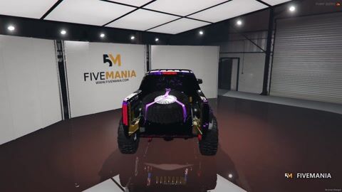 FIVEM Xgv Bcz 4x4 | Custom Off-Road Truck [Unbadged] Add-On | Custom Livery | Off-Road Tires | Light Bar | Spare Tire | Add-On | Optimized | Fivem Ready | High Quality — video preview