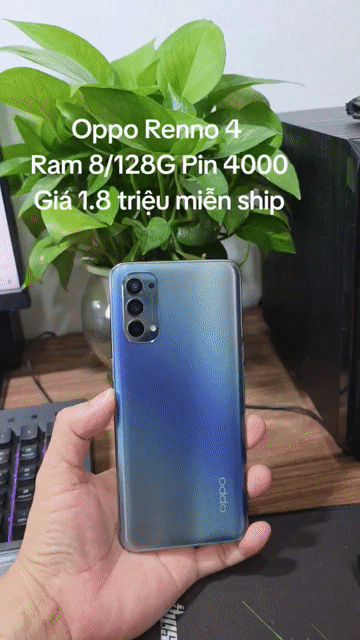 OPPO Reno 4 128GB màn zin mượt còn vân màn face id. Mua bán Điện thoại tại Quận Hà Đông Hà Nội được đăng bởi Shop Điện Thoại Cũ Zin hình 1